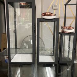 Square Lantern Floor 3 -piece Set (new) 