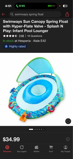 Kids pool float