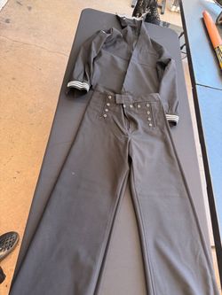 Navy pants and shirt 40r / 32r
