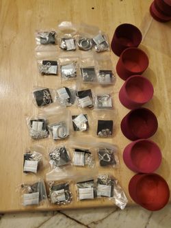 6 sets of small sterling jewelry