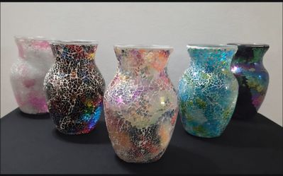 *** JUST REDUCED *** Select Premium Mosaic Vases ($30 EACH) @ Lasting Creations