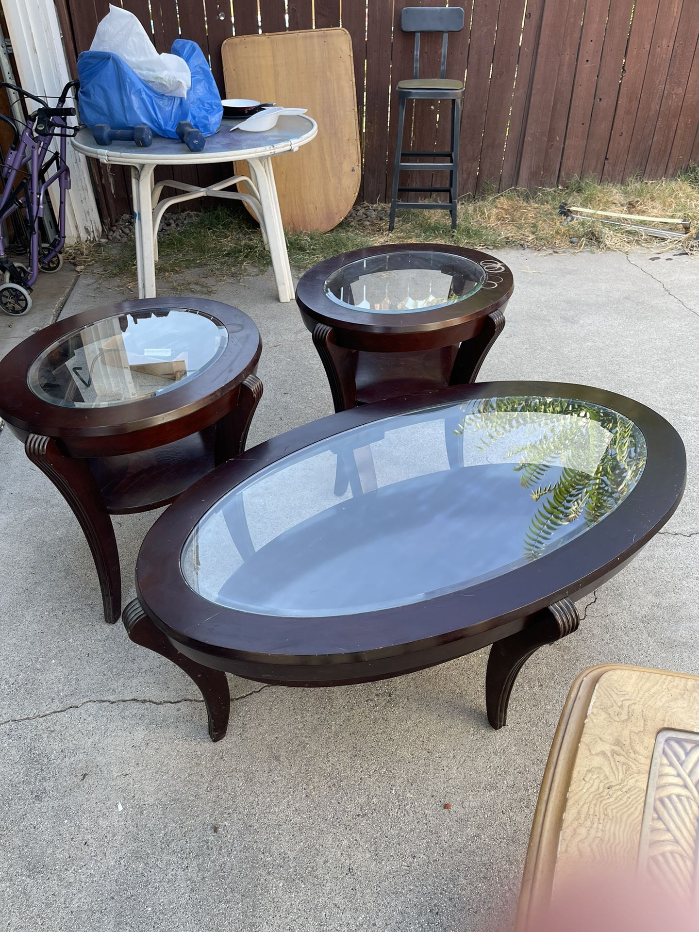 Coffee Table And End Tables