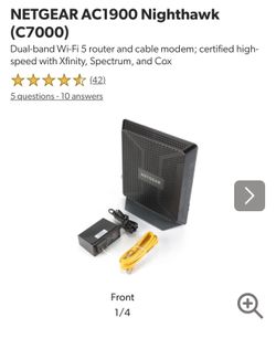 Negrear C6250 Cable Módem And Router