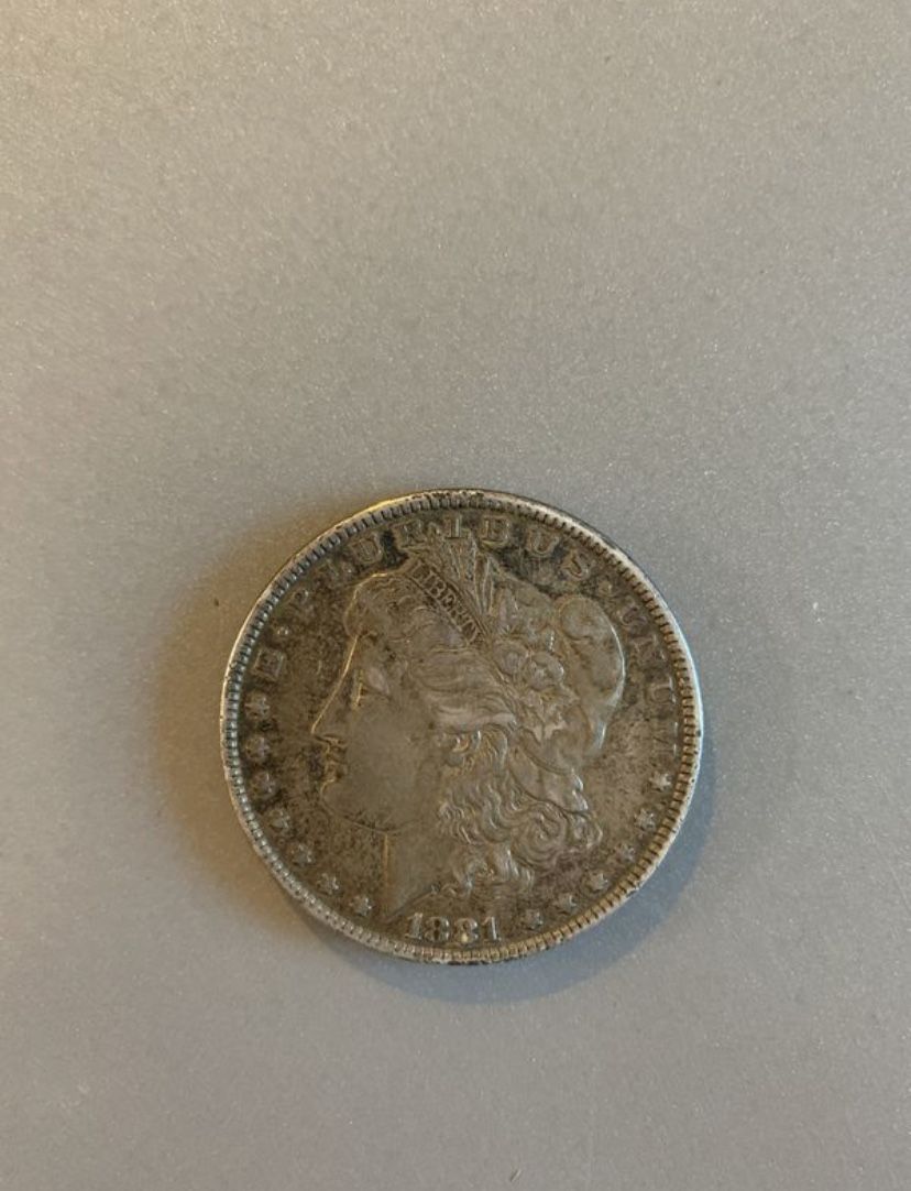 1881 Silver Morgan Dollar Coin