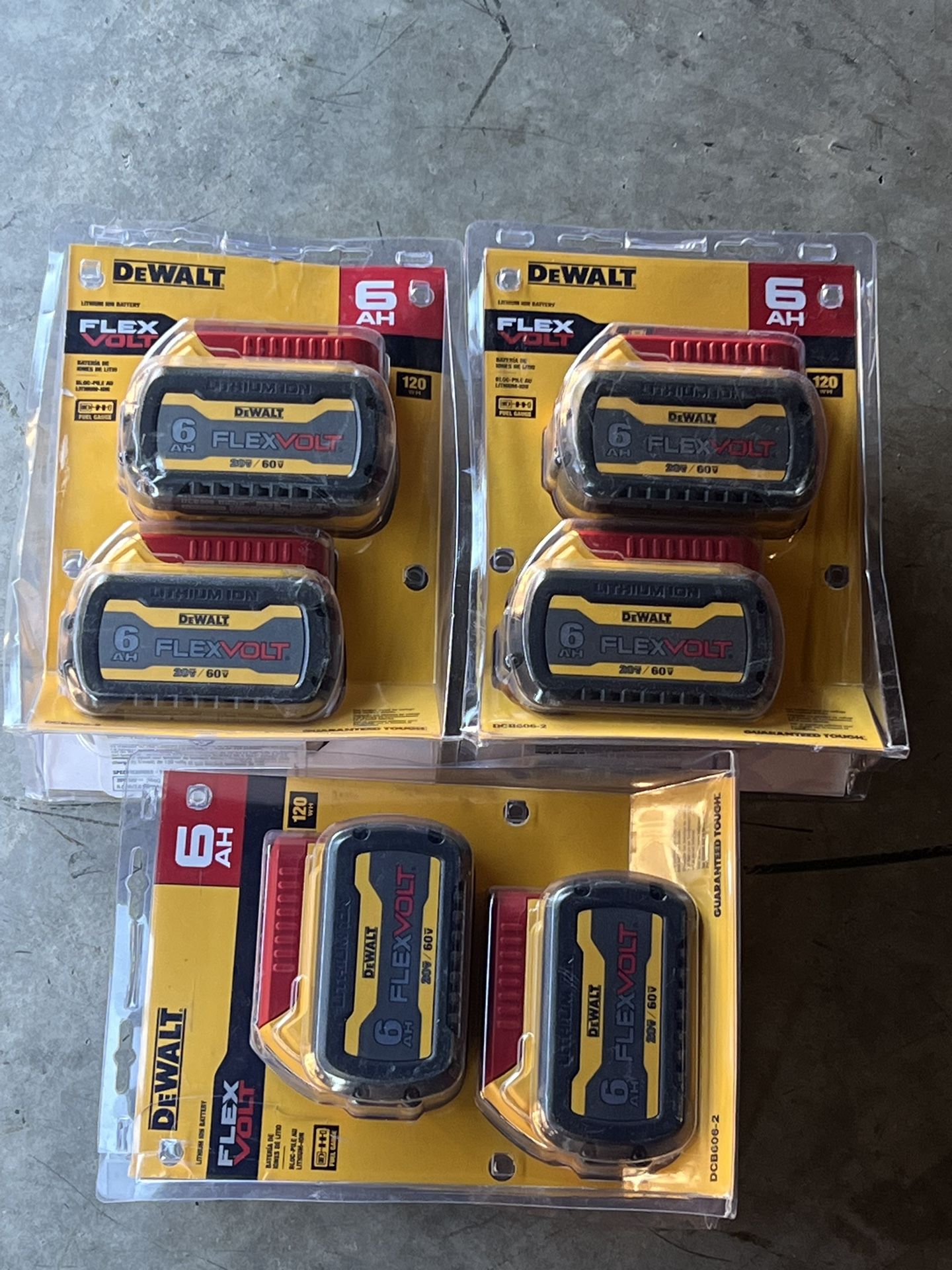 Dewalt Flexvolt Battery 6.0 $580 All Batteries Por Todas Las Pilas