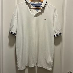 Tommy Hilfiger White Polo Shirt