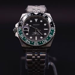 Seiko Custom Mod - Sprite Homage - Watch Timepiece *New*