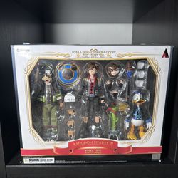 Kingdom Hearts 3 Bring Arts 3 Pack Collectors Edition! 