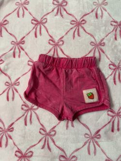 strawberry shortcake baby shorts