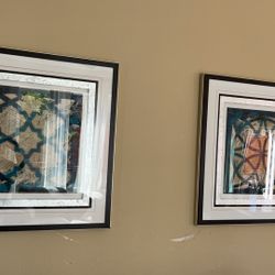 Frames And Coffee Table 