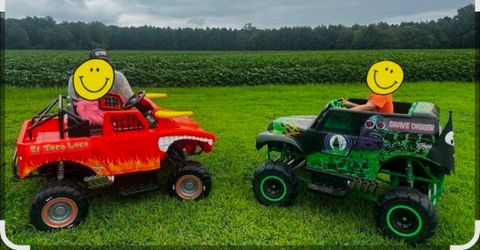 Monster Jam Ride-On Trucks – El Toro Loco & Grave Digger