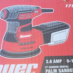 BAUER 2.8 Amp, 5 in. Random Orbit Palm Sander