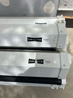 DA-LITE Projector Screens (2) Total