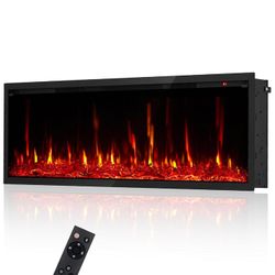 50" electric fireplace