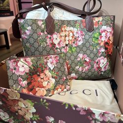 Gucci Floral Bag & Wallet
