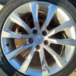 19" OEM Cadillac Wheels And New Tires