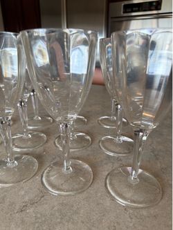 Acrylic wine glasses