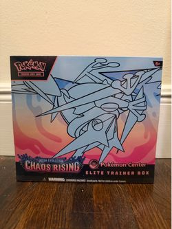 Pokemon Center Chaos Rising ETB Elite Trainer Box PKC Exclusive