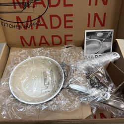 Made In Cookware - 3-Piece (Includes 8",10",12") Ceramic Non Stick Frying Pan Set (Stainless Handle) - 5-Ply Stainless Clad with Stay-Cool Handle - Pr