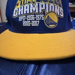 2017 Golden State Warriors 5 Time Champions Hat