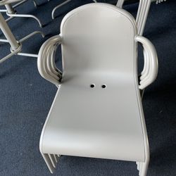 IKEA metal Indoor/Outdoor Chairs