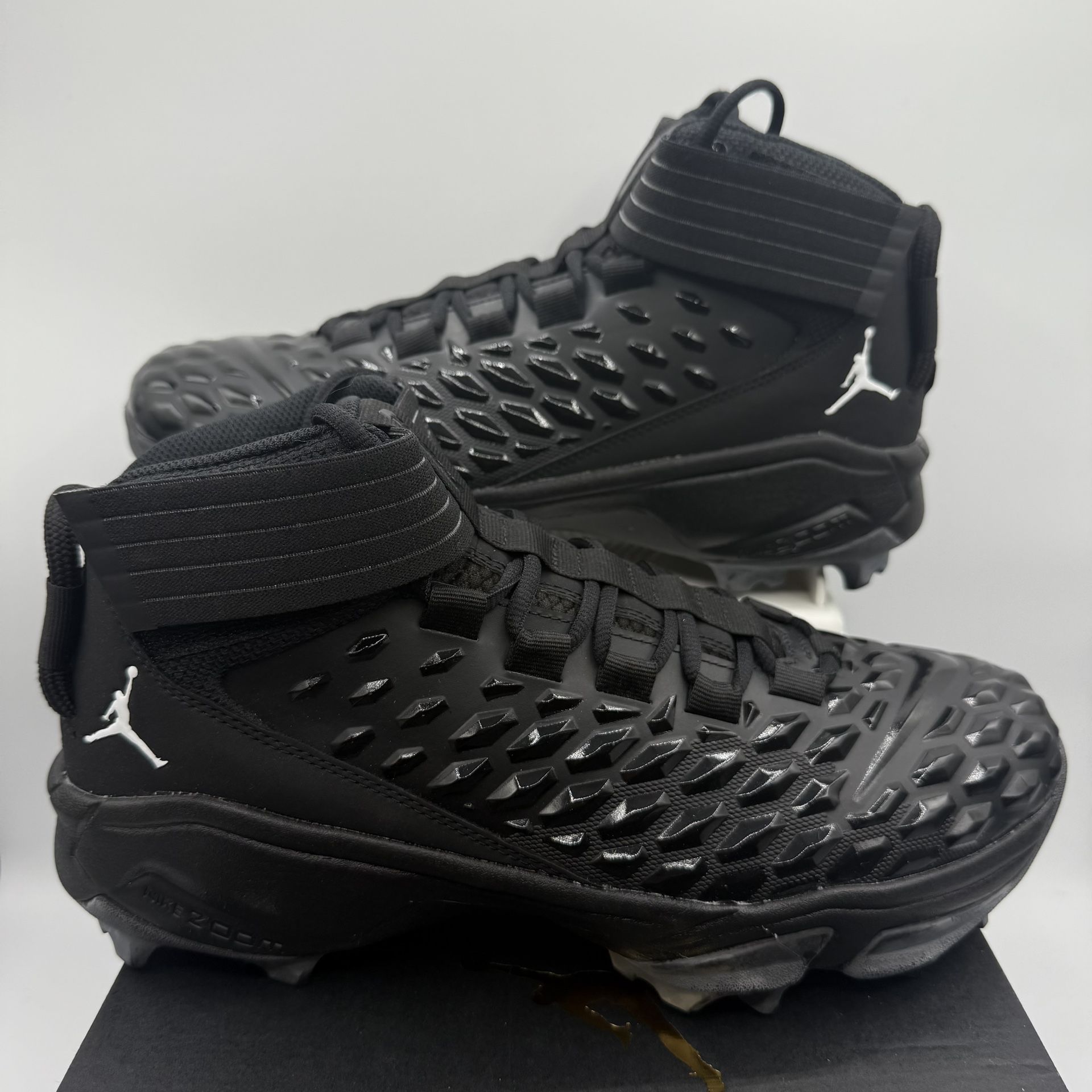 Nike Jordan Force Savage Pro Shark Cleats Black CV1666 003