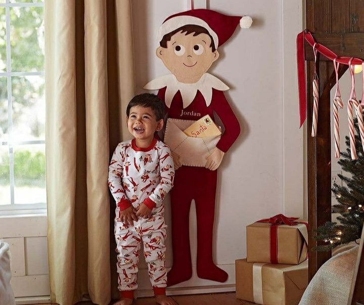 Pottery Barn Kids Felt Elf On The Shelf Sants Letter Carrier