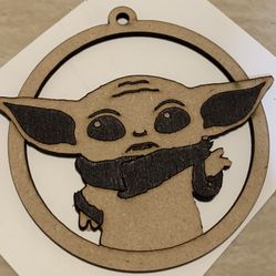 Personalized Wooden Ornaments Ser Of 2 Spheres 6inches