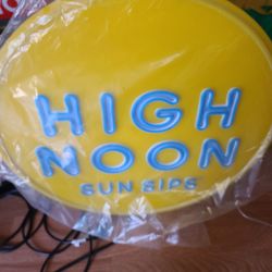 High Noon Sun Sips Neon Light Up Sign 