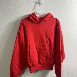 Yeezy x GAP Perfect Hoodie Red Size S Double Layered YZY NEW Unreleased