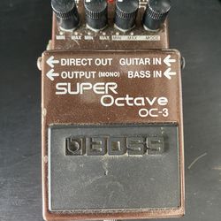 Boss OC-3 Super Octave Guitar Pedal