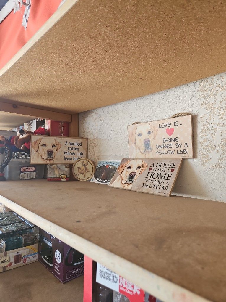 Yellow Lab Dog Items Decor