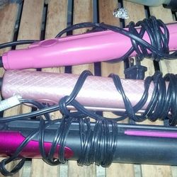 3 Hair Straighteners. All Work