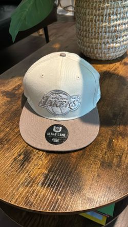 Beige Lakers Hat