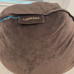 Lovesac Moviesac And small Chair Brown