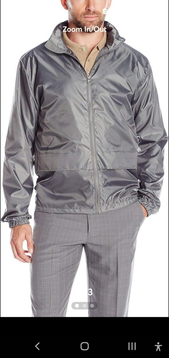 Clique Men's Large Windbreaker Jacket
