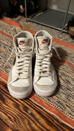 Nike Blazer Mid White High-Top Sneakers