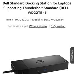 Brand New Dell docking Station WD22TB4