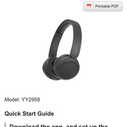 Sony WH-CH520 Wireless Headphones Bluetooth