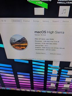 Late 2009 imac 27 inch logic pro x 1tb