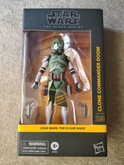 Star Wars Black Series Clone Commander Doom (new/sealed) Firm Price