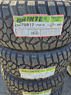 265-70-17 !!! DELANTE X/T !!! $520 LAS 4 LLANTAS MONTADAS Y BALANCEO INCLUIDO 👌 