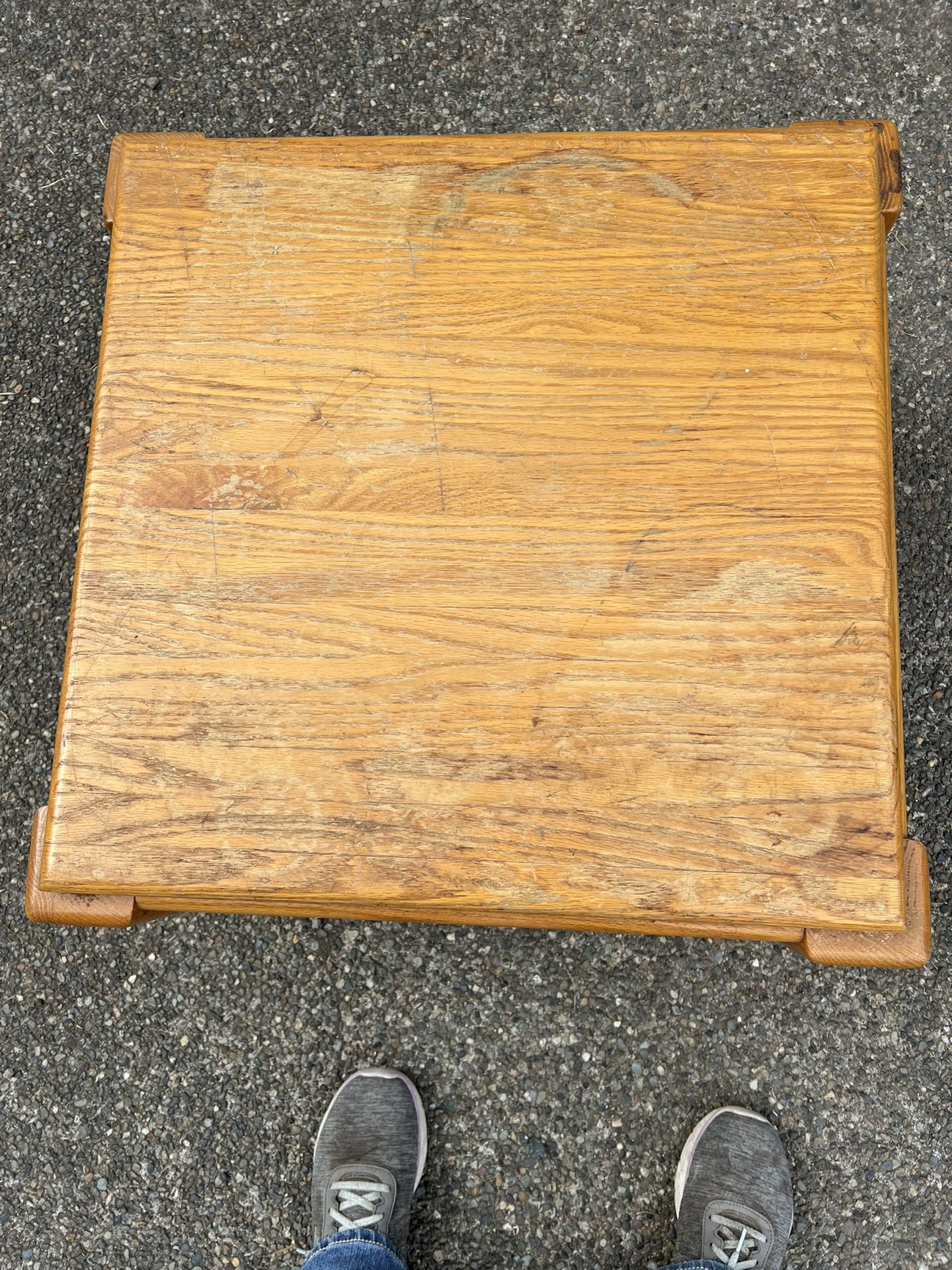 Free Small Solid Wood End Table 