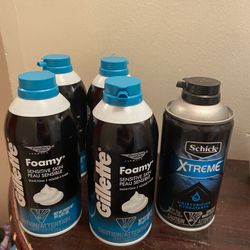 Mens Foam Shavers Sold Separately 