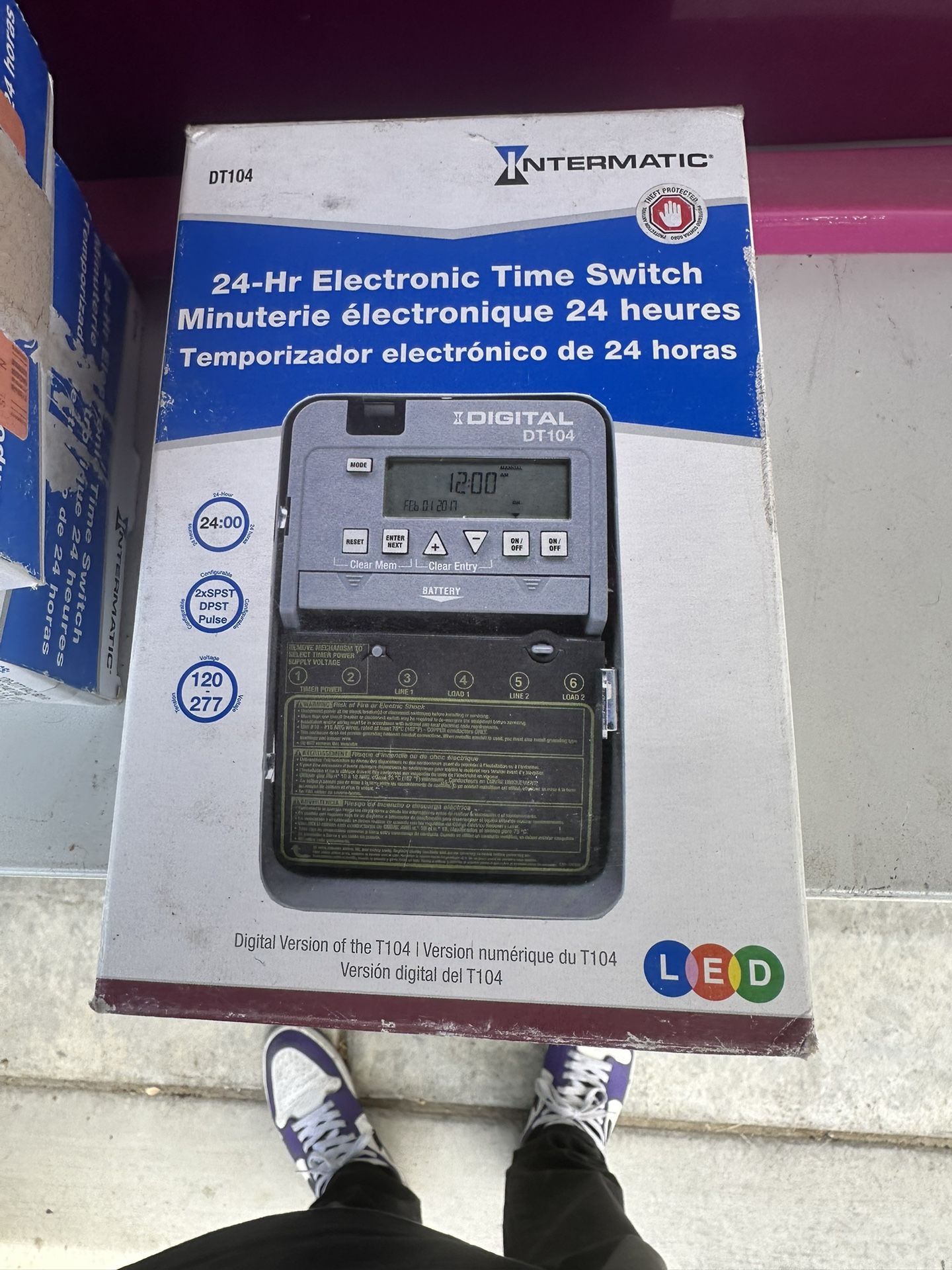 INTERMATIC DT104 24 Hr Electronic Timer