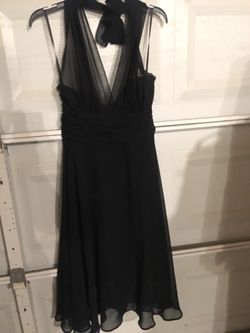 Woman’s halter top black dress Sz:8