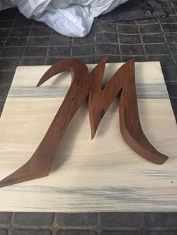 Custom made wood wall hangers