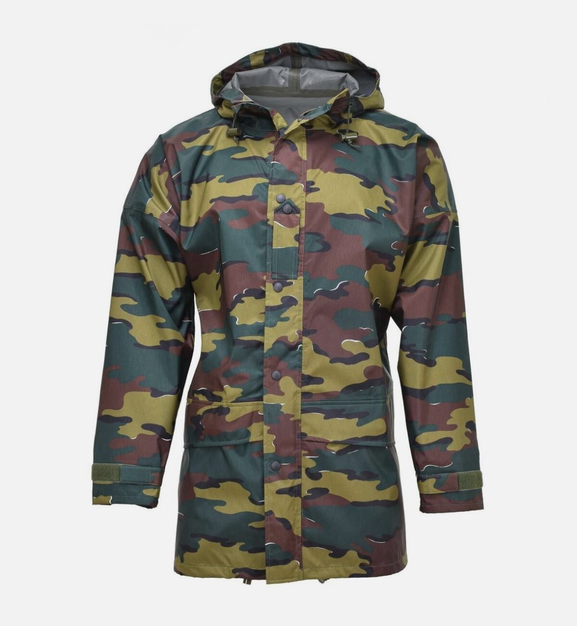 XL size Genuine Belgian army waterproof goretex rain jacket Jigsaw hooded parka NEW