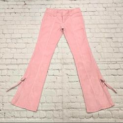 Baby Pink Curdoroy Double Button Pants . Size 26 To 27 . $40.00 Or Best Offer. 
