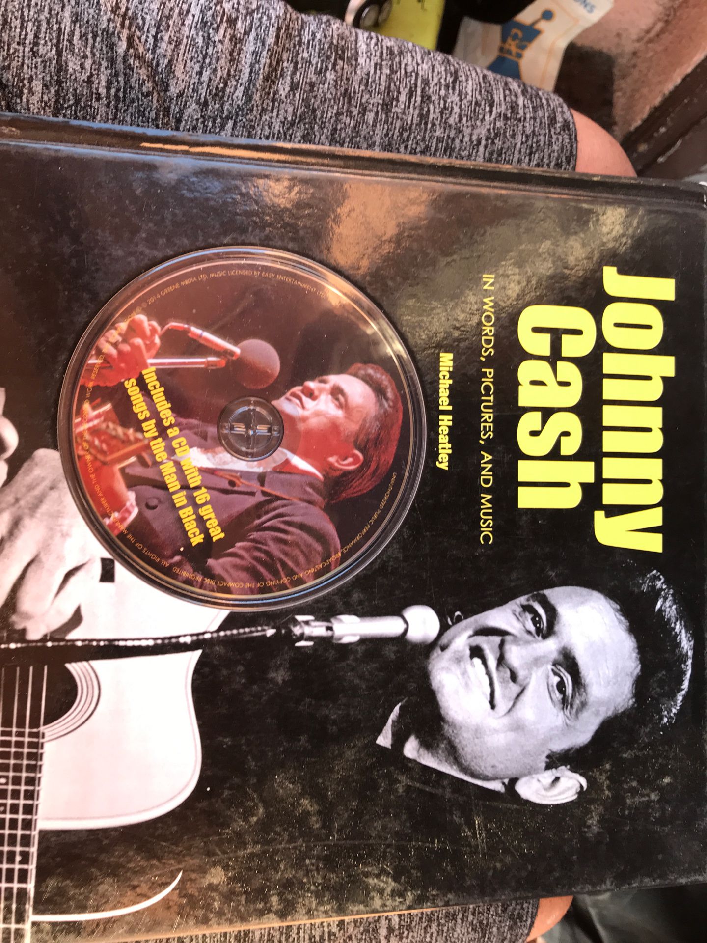 Johnny cash in words pictures and music book!